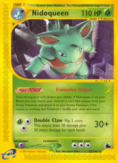 Nidoqueen Rare card from Skyridge