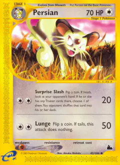 Persian Uncommon card from Skyridge