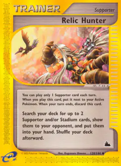 Relic Hunter Uncommon card from Skyridge