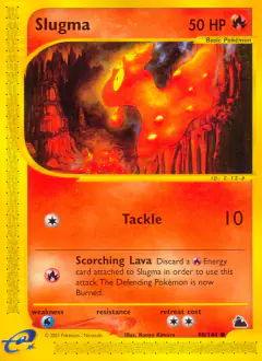Slugma Common card from Skyridge