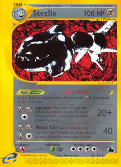 Steelix Rare card from Skyridge