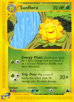 Sunflora Common card from Skyridge