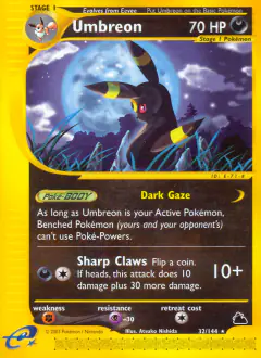 Umbreon Rare card from Skyridge