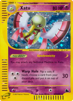 Xatu Rare Holo card from Skyridge