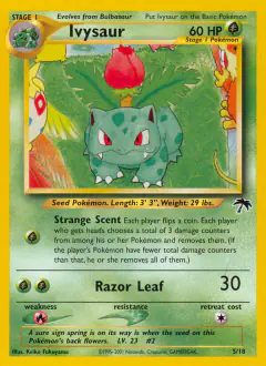 Ivysaur Promo and other card from Southern Islands