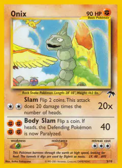 Onix Promo and other card from Southern Islands