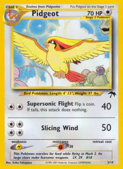 Pidgeot Promo and other card from Southern Islands