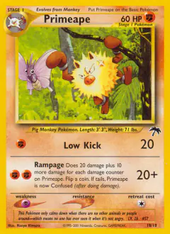 Primeape Promo and other card from Southern Islands