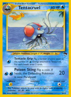 Tentacruel Promo and other card from Southern Islands