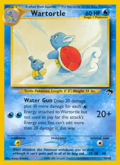Wartortle Promo and other card from Southern Islands