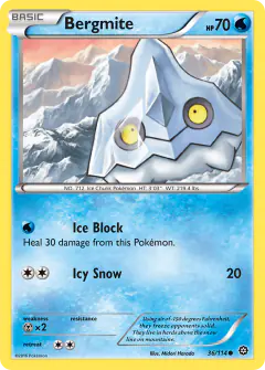 Bergmite Common card from Steam Siege