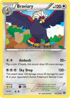 Braviary Uncommon card from Steam Siege