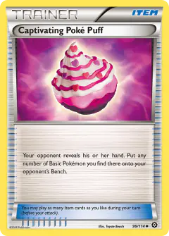 Captivating Poké Puff Uncommon card from Steam Siege