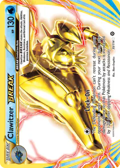 Clawitzer BREAK Rare BREAK card from Steam Siege