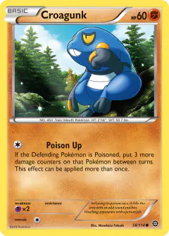 Croagunk Common card from Steam Siege