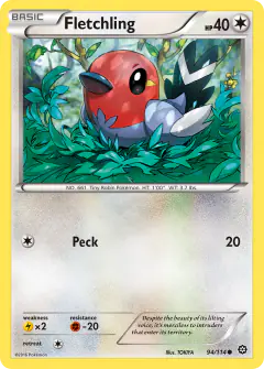 Fletchling Common card from Steam Siege