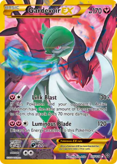 Gardevoir-EX Rare Secret card from Steam Siege