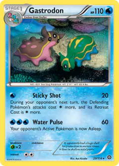 Gastrodon Rare card from Steam Siege