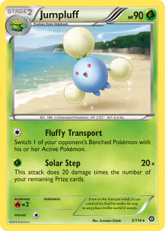 Jumpluff Rare card from Steam Siege