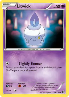 Litwick Common card from Steam Siege