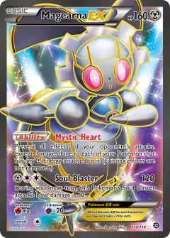 Magearna-EX Rare Ultra card from Steam Siege