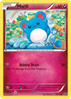 Marill Common card from Steam Siege