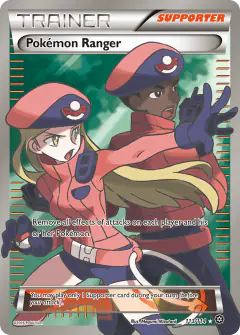 Pokémon Ranger Rare Ultra card from Steam Siege