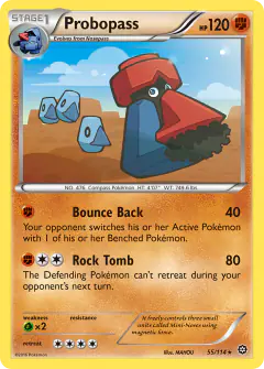 Probopass Rare card from Steam Siege