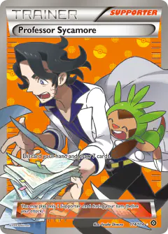 Professor Sycamore Rare Ultra card from Steam Siege
