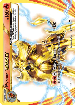 Pyroar BREAK Rare BREAK card from Steam Siege