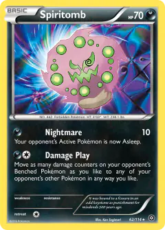 Spiritomb Rare card from Steam Siege