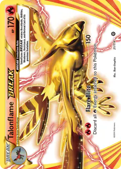 Talonflame BREAK Rare BREAK card from Steam Siege