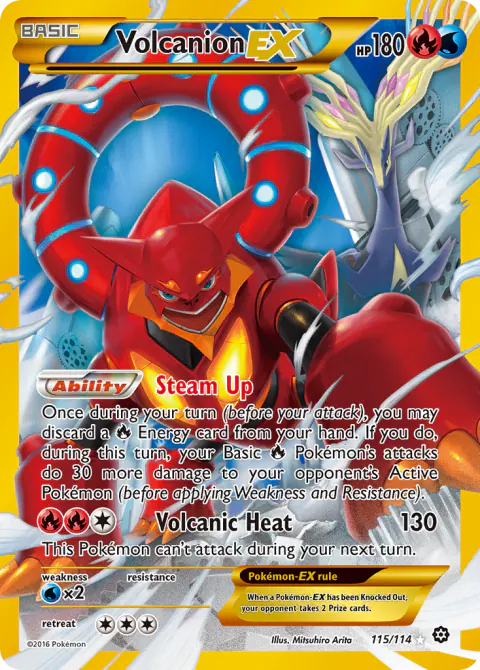 Volcanion-EX Rare Secret