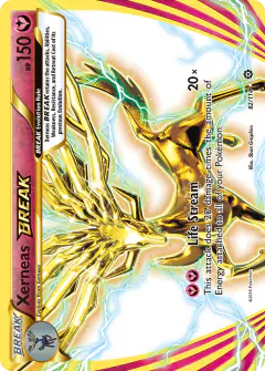Xerneas BREAK Rare BREAK card from Steam Siege