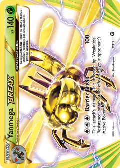Yanmega BREAK Rare BREAK card from Steam Siege