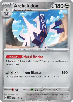 Archaludon Rare card from Stellar Crown