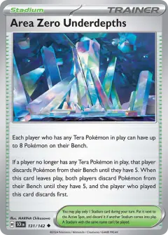 Area Zero Underdepths Uncommon card from Stellar Crown