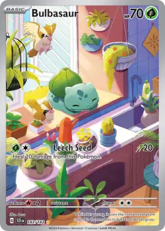 Bulbasaur Illustration Rare card from Stellar Crown