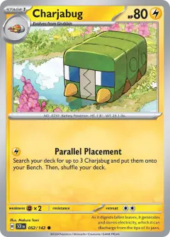 Charjabug Common card from Stellar Crown