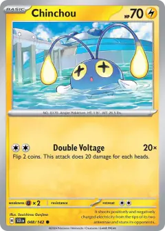 Chinchou Common card from Stellar Crown