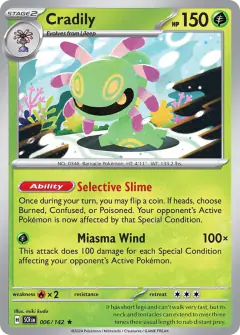 Cradily Rare card from Stellar Crown