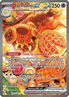 Dachsbun ex Special Illustration Rare card from Stellar Crown