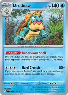 Drednaw Rare card from Stellar Crown
