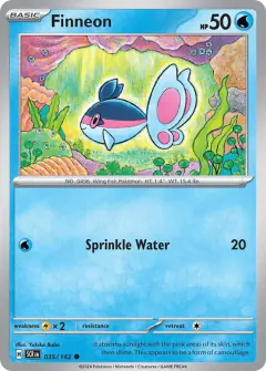 Finneon Common card from Stellar Crown