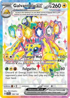 Galvantula ex Ultra Rare card from Stellar Crown