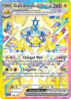 Galvantula ex Special Illustration Rare card from Stellar Crown