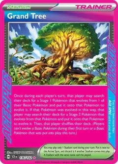 Grand Tree ACE SPEC Rare card from Stellar Crown