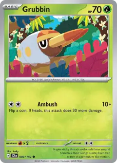 Grubbin Common card from Stellar Crown
