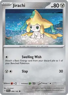 Jirachi Uncommon card from Stellar Crown