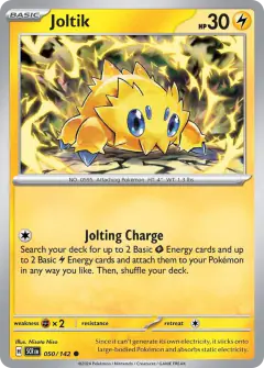 Joltik Common card from Stellar Crown
